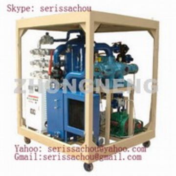 Dielectric Oil Purifier With Trailer And Vacuum Pump And Infrared System